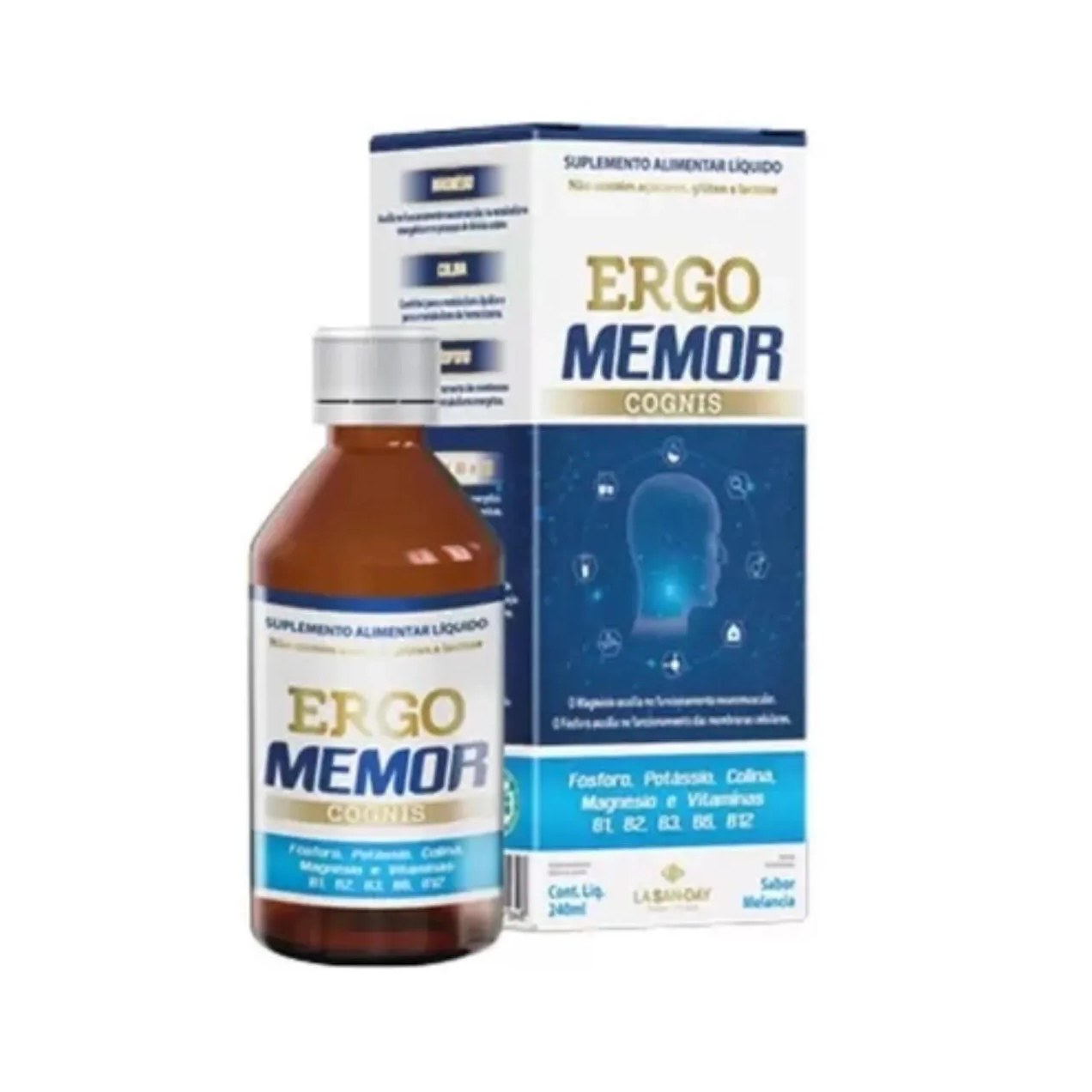 Suplemento Ergomemor Cognis Magnésio 240ml – La San Day