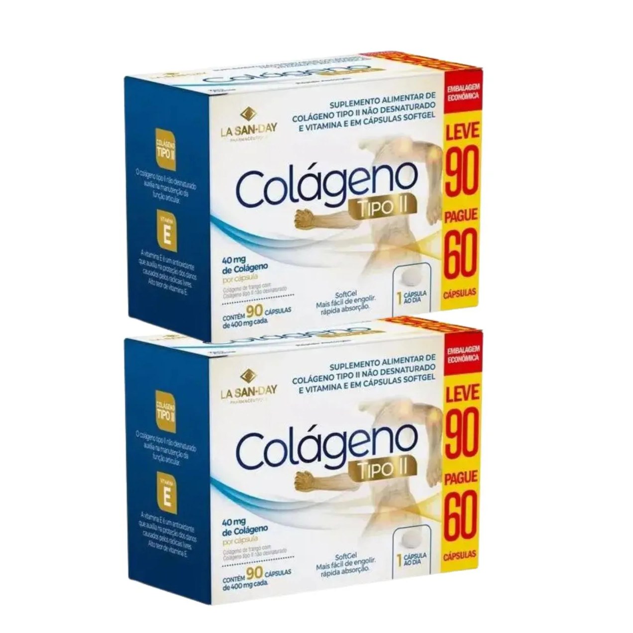 Kit C2 Suplemento Colágeno Tipo Ii – La San Day