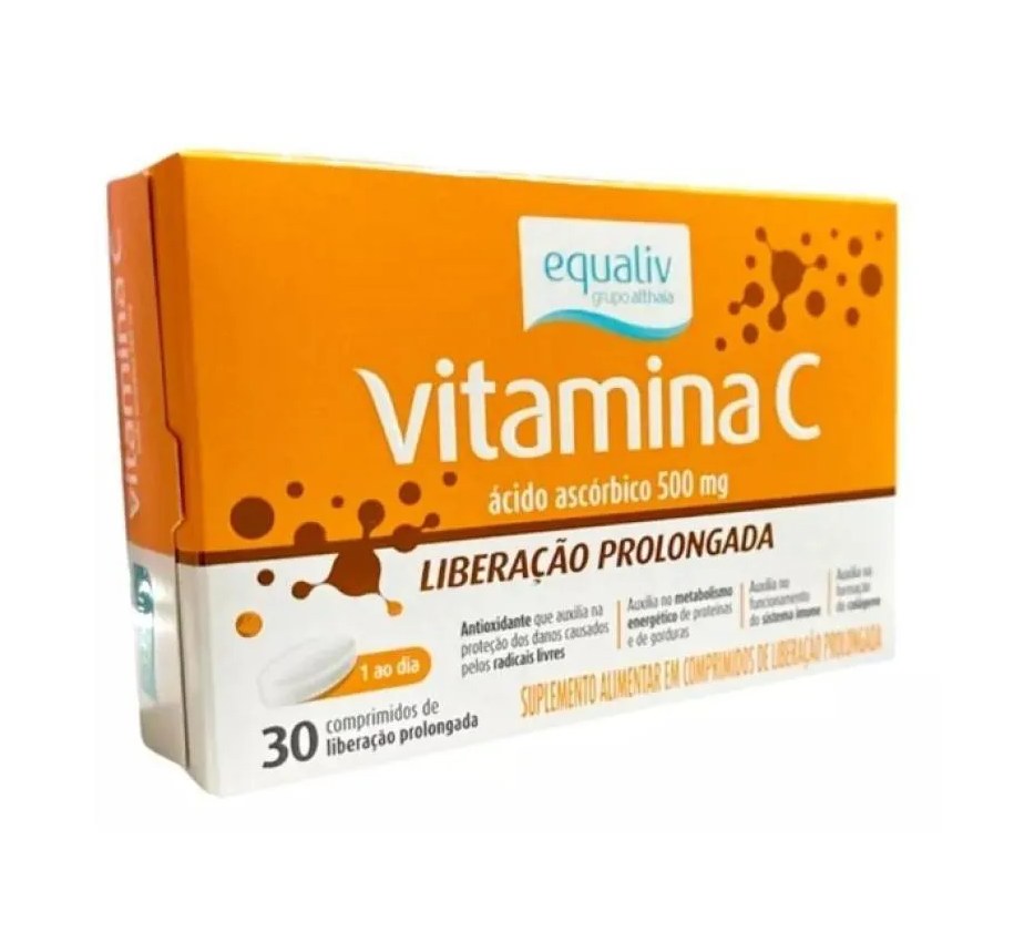 Vitamina C 500mg (30 Comp) - Equaliv