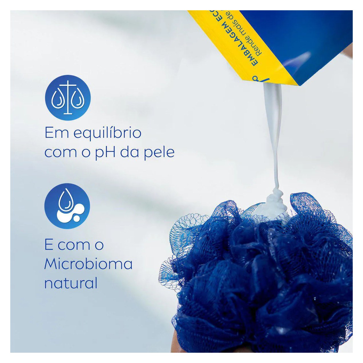 Refil Sabonete Líquido Corporal Nivea Creme Care com 200ml