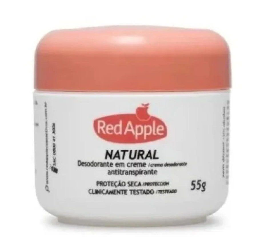 Desodorantes Creme Antitranspirante Red Apple Natural 55G