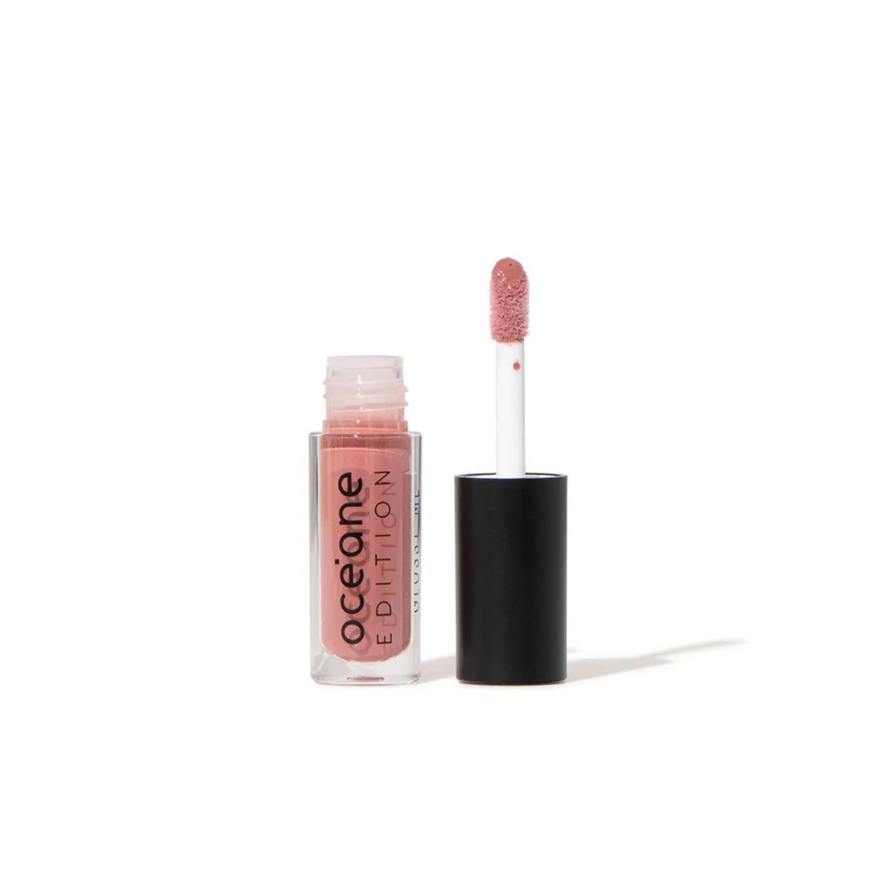 Mini Brilho Labial Oceane Glossy Me Shimmer Brown Nude 1g