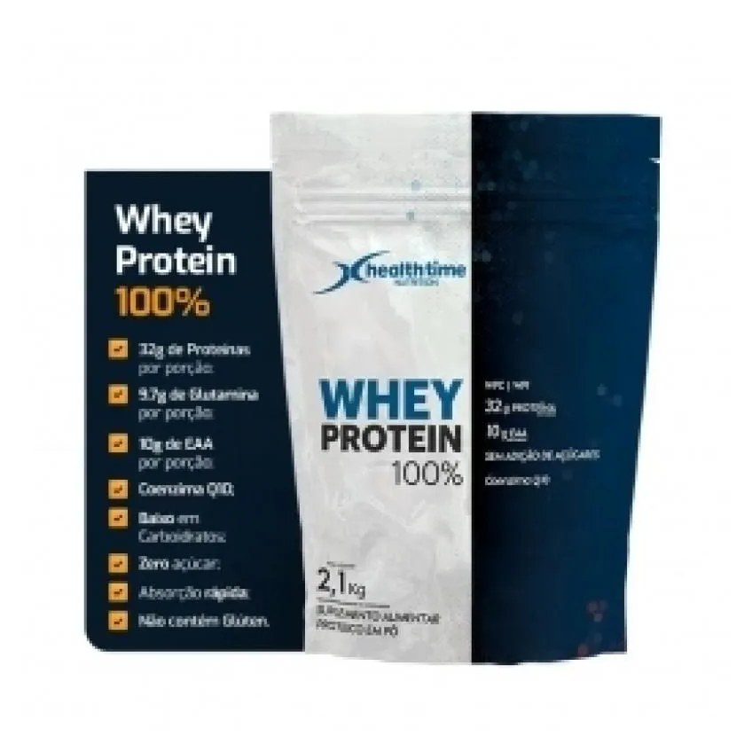 Whey Protein 100% Refil (2,1kg) - Sabor: Leitinho