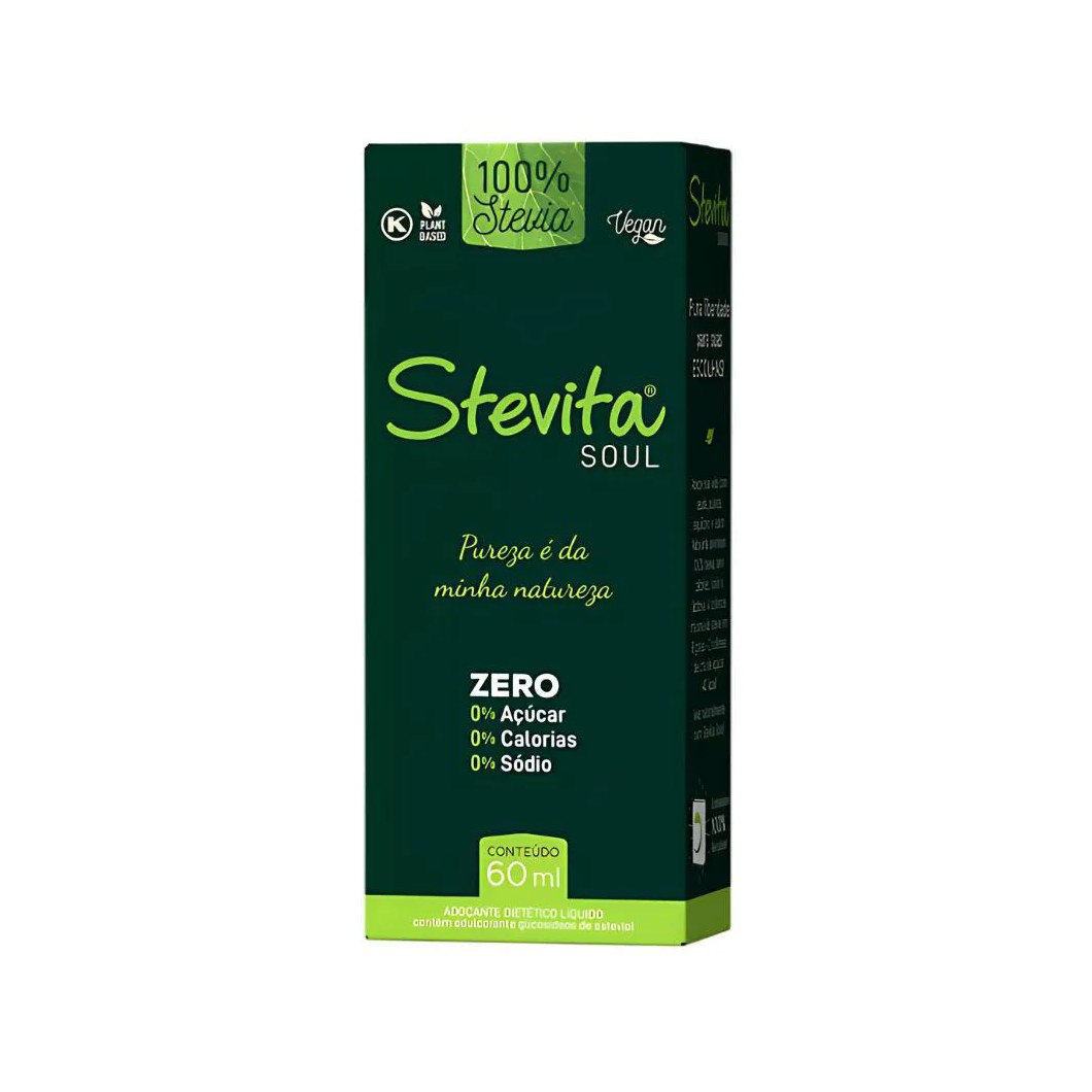 Adoçante de Stevia Stevita Soul 60ml U Unica