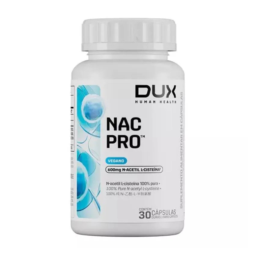 Nac Pro N-acetil Cisteína Pote 30 Capsulas Dux