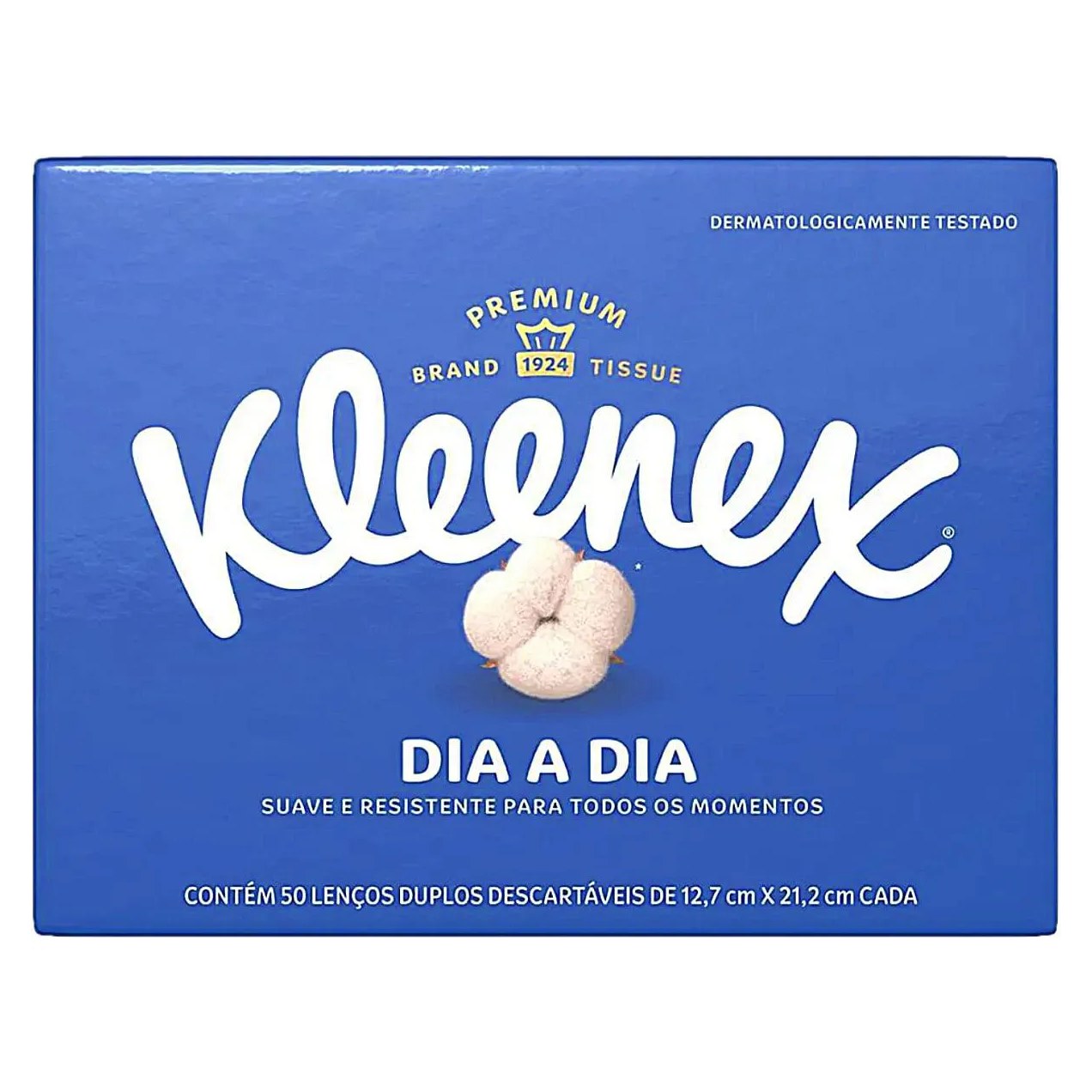 Lenço de Papel Kleenex Dia a Dia - Box com 50 unidades