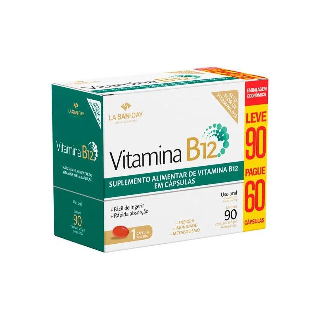 Vitamina B12 L90p60cps S.gel