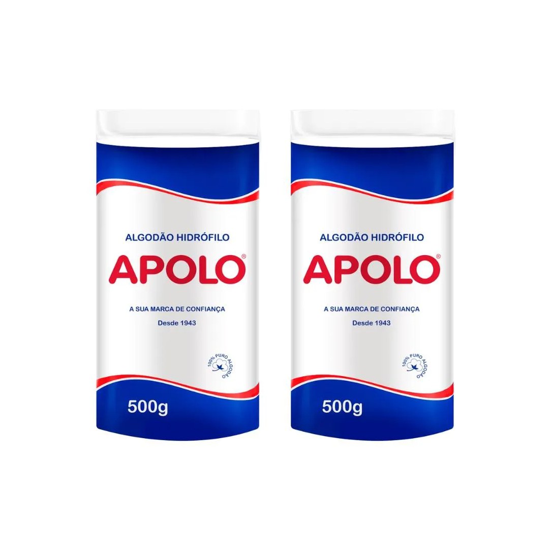 Algodao Apolo 500g - Kit C / 2un