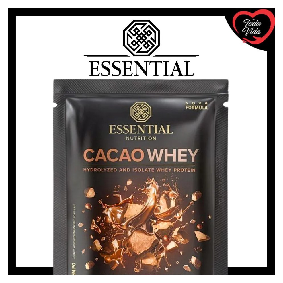 Sache Essential Cacao 28g - Whey Protein Hidrolisado