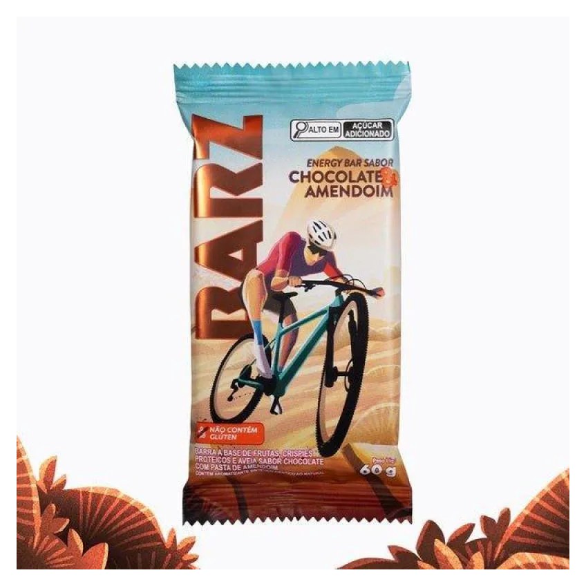 Barz Barra Energetica Z2 Chocolate Amendoim 60g