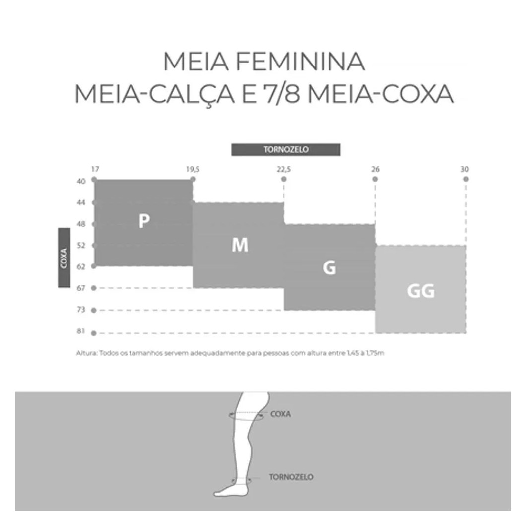 Meia Calca Attiva Media Compressao 18-21 Fem Aberta Natural Escuro Tamanho G Cor Natural Escuro