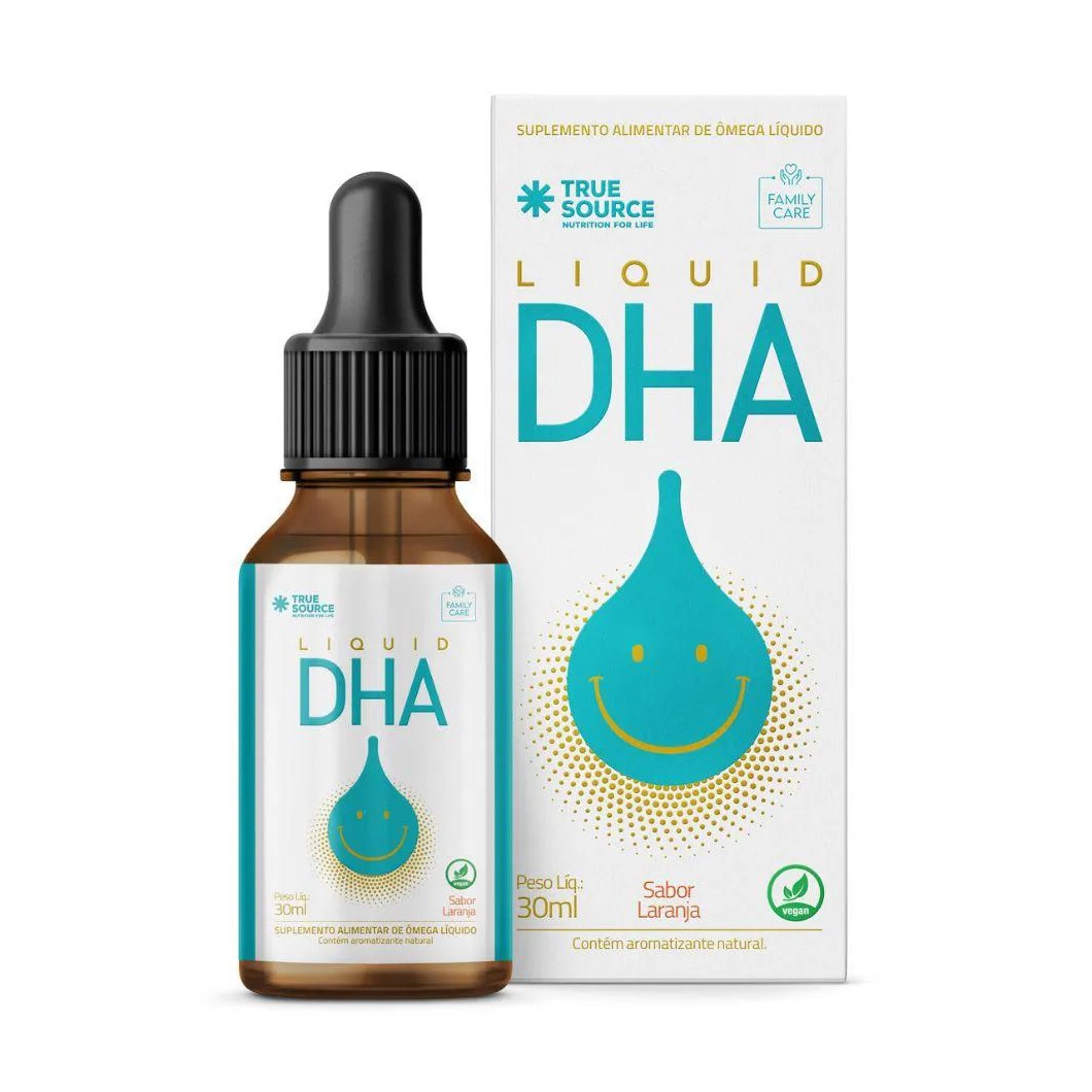 Dha Liquido Family Care Gotas 30ml Laranja - True Source
