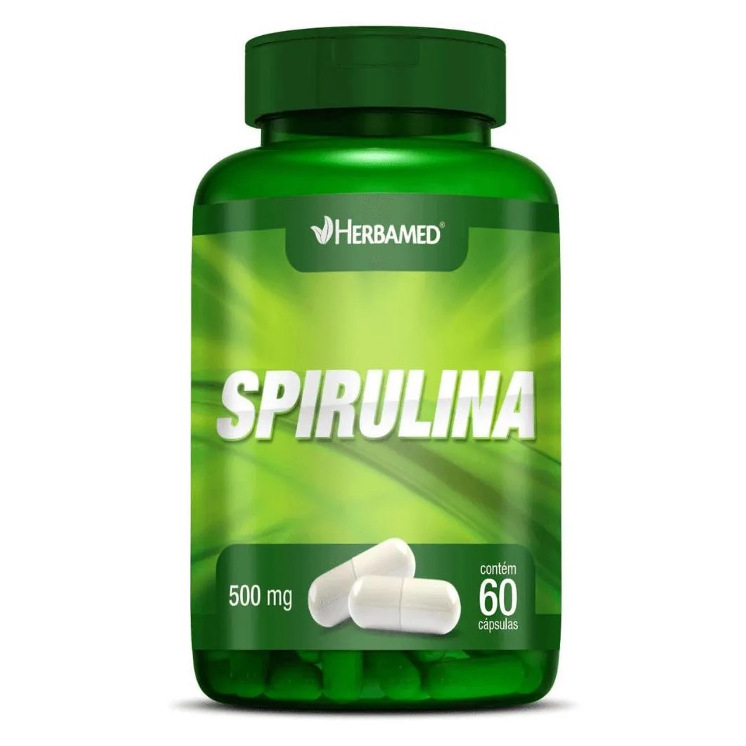 Spirulina 500Mg C/60 cápsulas - Herbamed