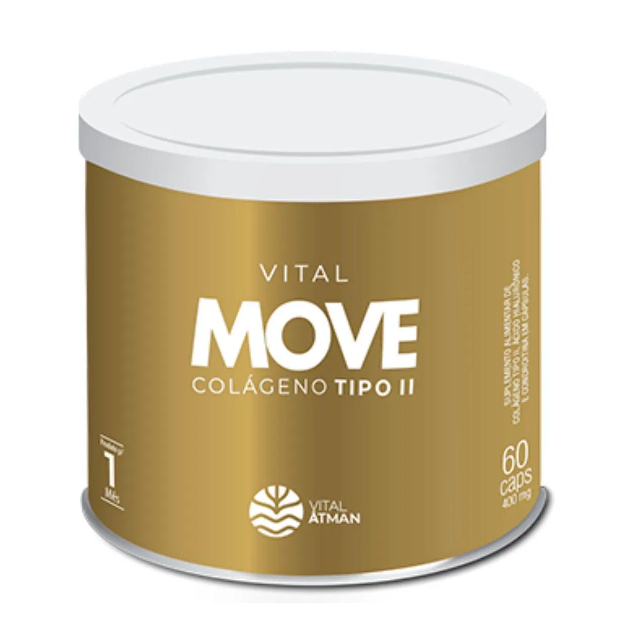 Vital Move Colágeno Tipo 2 Ácido Hialurônico Condroitina