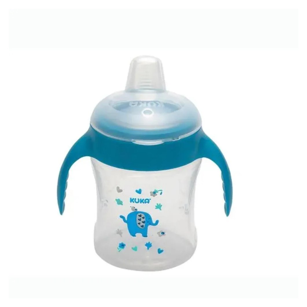 Caneca Treinamento Decorada Kuka Fun Azul 200ml