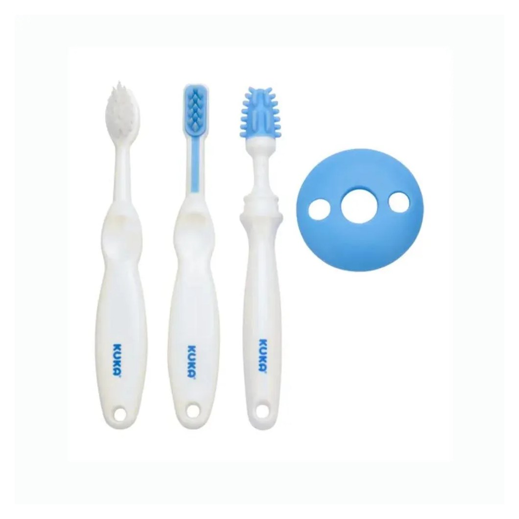 Kit Higiene Dental Azul Kuka