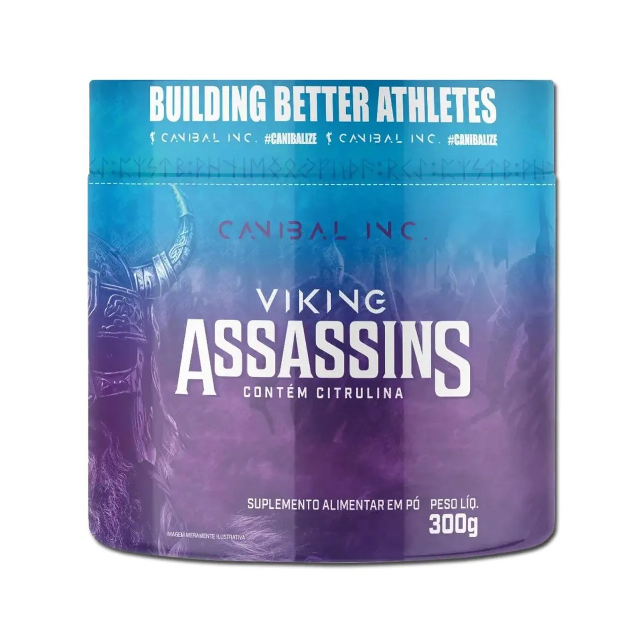 Pré-treino Viking Assassin 300g Blue Heaven Canibal Inc