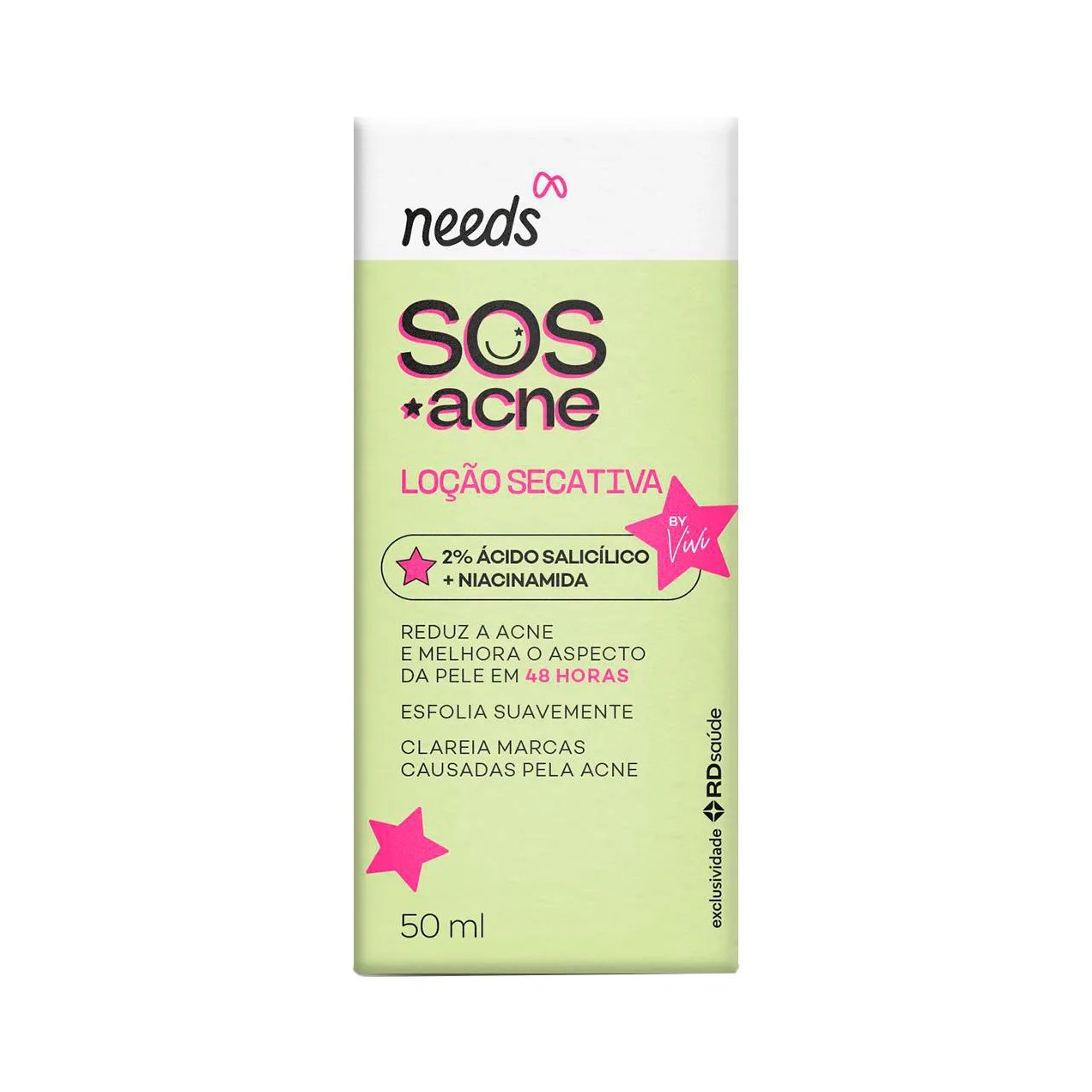 Loção Líquida Secativa Needs SOS Acne 50ml