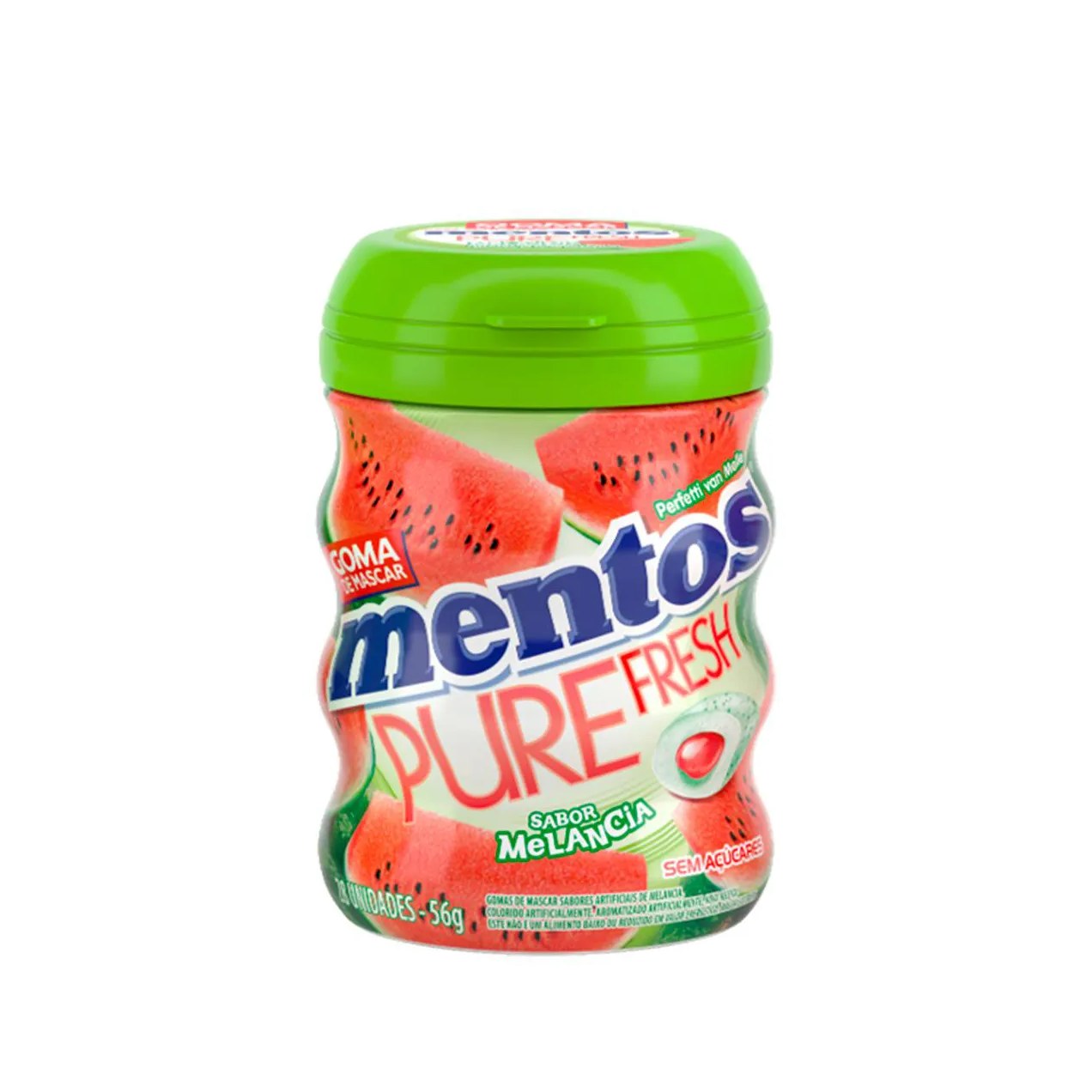 Mentos Pure Fresh Melancia Zero Açúcar 28 Unidades
