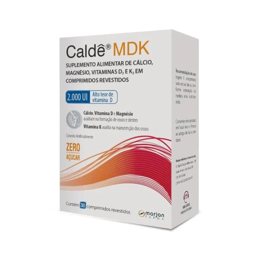 Caldê Mdk 2.000Ui Suplemento Alimentar Marjan 30Cpr