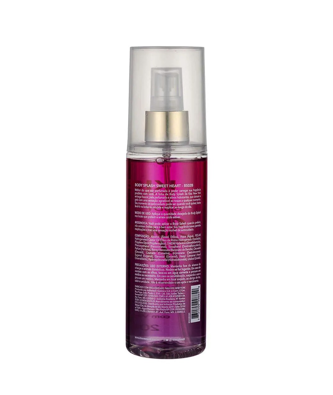 Body Splash Kiss New York Sweet Heart 200ml