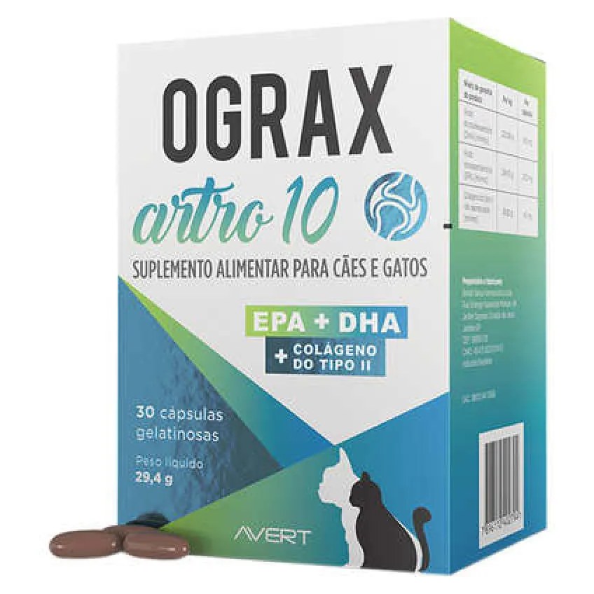 Ograx Artro 10 - 29,4g - 10 cápsulas