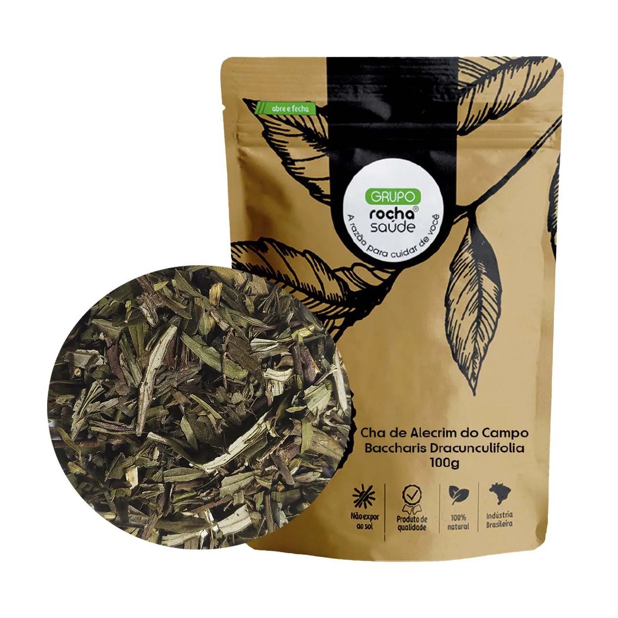 Cha de Alecrim do Campo - Baccharis Dracunculifolia - 100G