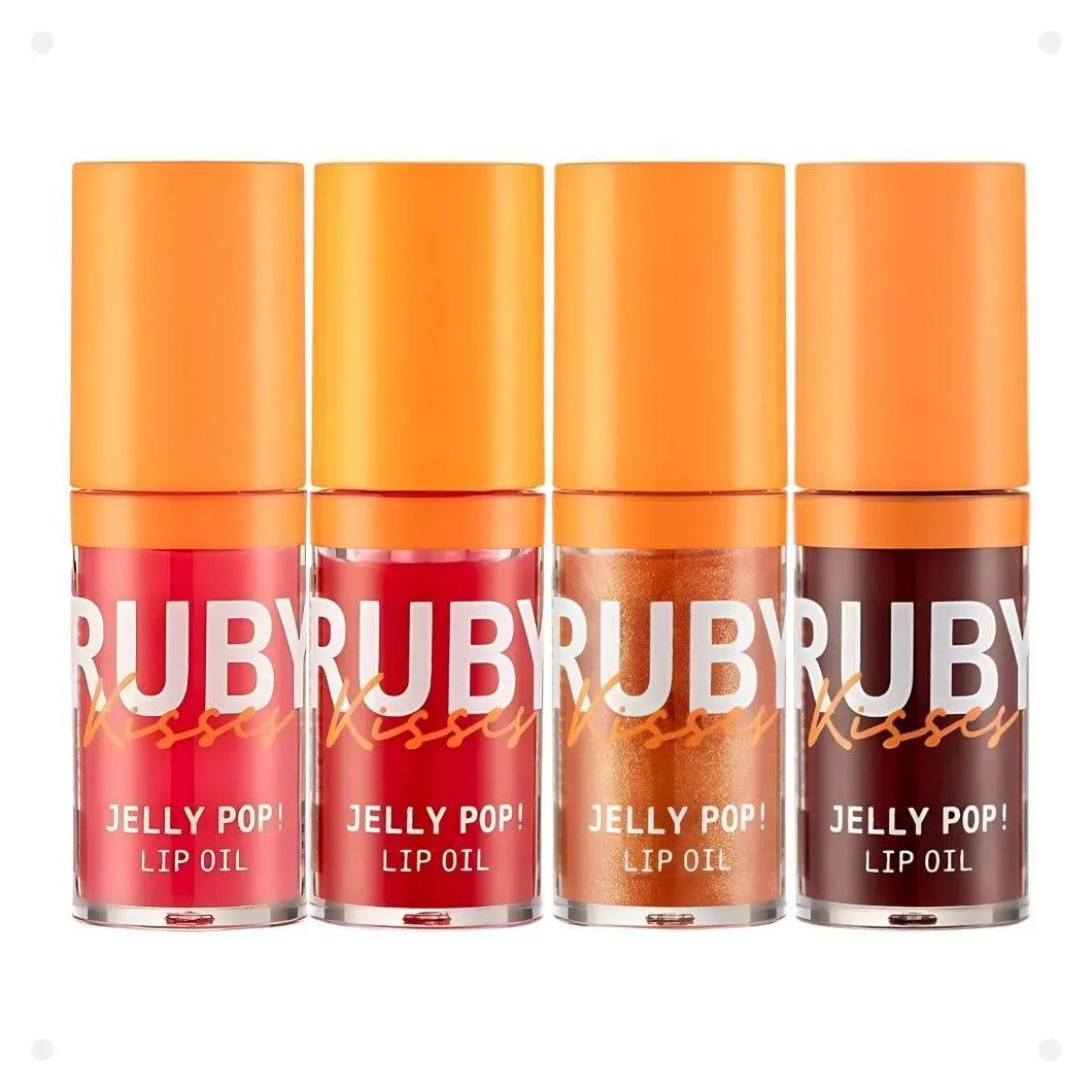 Kit Lip Oil Ruby Kisses Jelly Pop! com 4