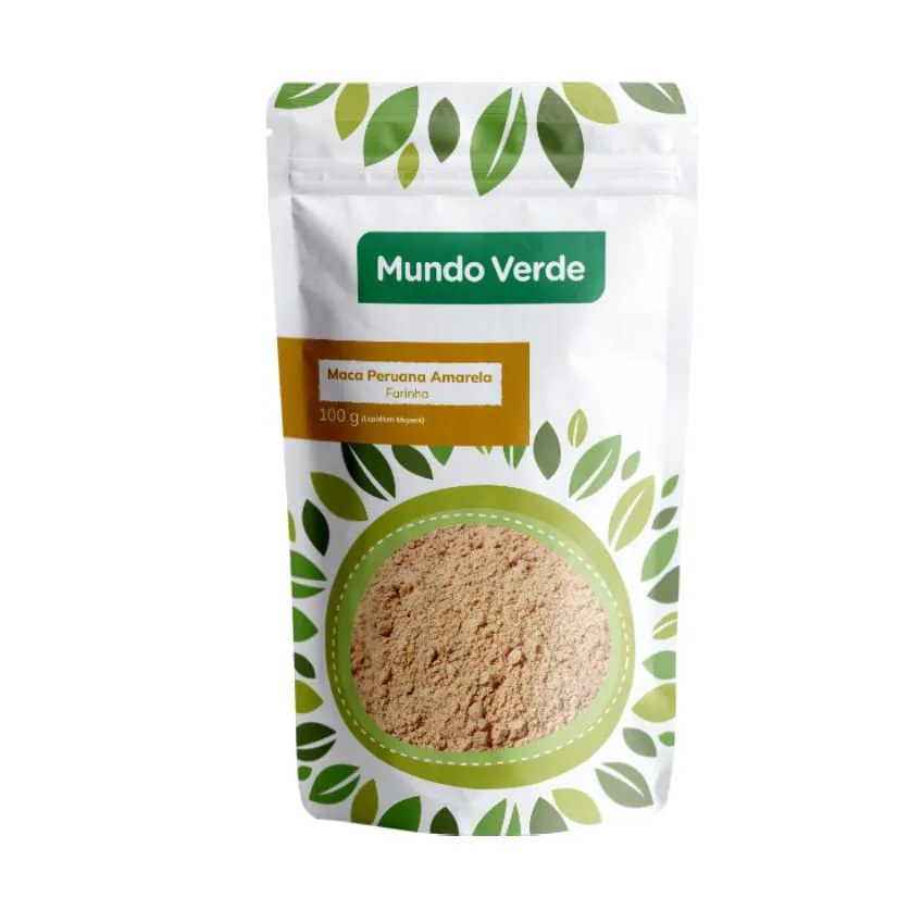 Farinha de Maca Peruana Amarela Mundo Verde 100g