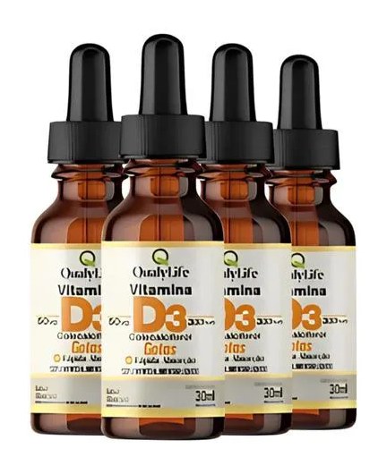 Vitamina D3 Gotas 4 X 30ml Qualylife