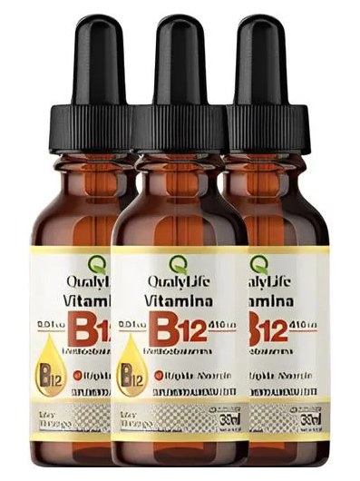 Vitamina B12 Gotas 3 X 30ml Qualylife