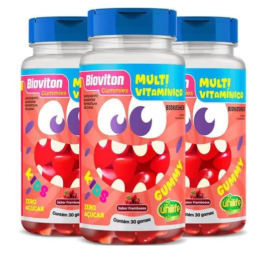 Multivitamínico Kids 3 X 30 Gomas Unilife