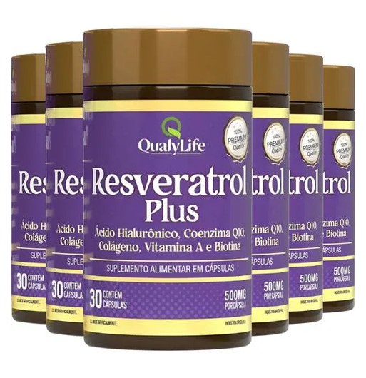 Resveratrol Plus 6 X 30 cápsulas Qualylife