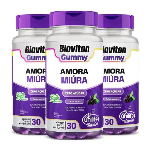 Amora Miura 3 X 30 Gomas Unilife