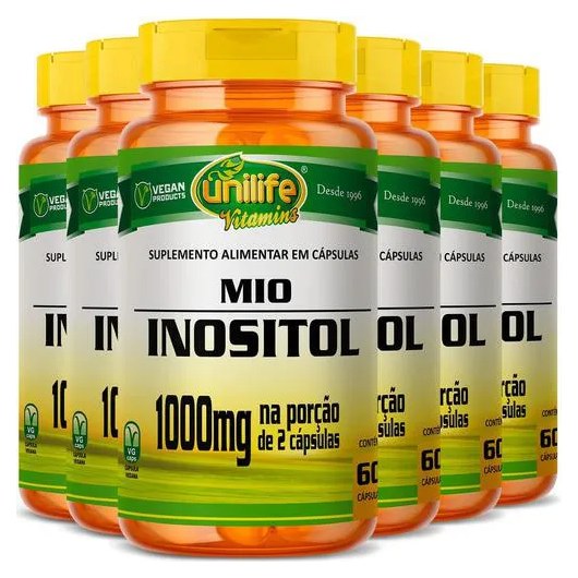 Mio Inositol 6 X 60 cápsulas Unilife