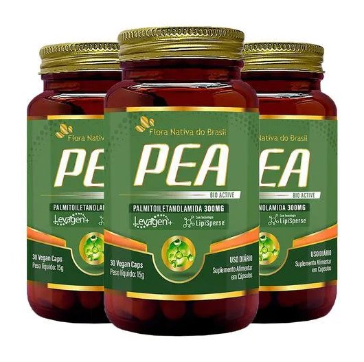 Pea Levagen 3 X 30 cápsulas Flora Nativa