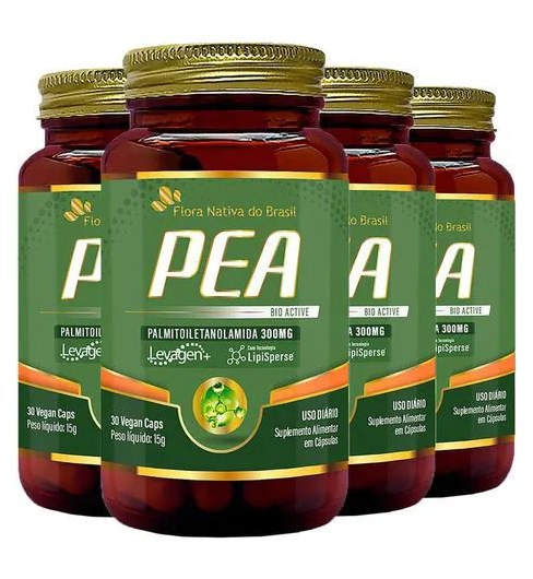 Pea Levagen 4 X 30 cápsulas Flora Nativa