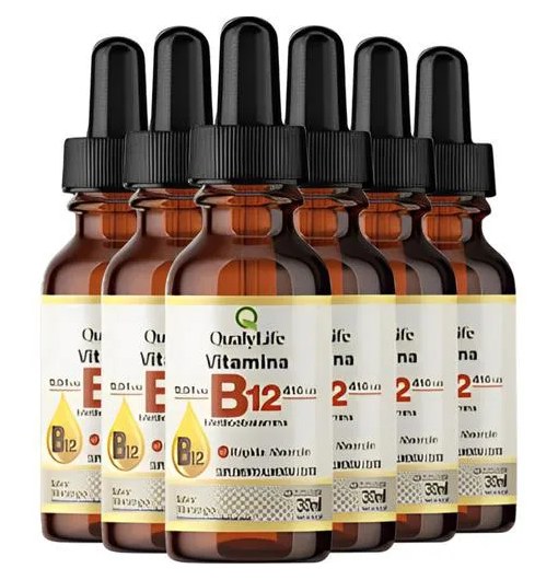 Vitamina B12 Gotas 6 X 30ml Qualylife