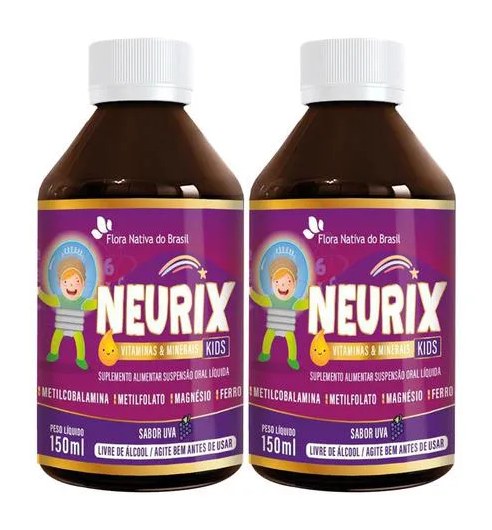 Neurix Metilcobalamina e Metilfolato 2 X 150ml Flora Nativa
