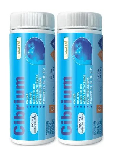 Acido Folico Cibrium 2 X 60 Capsulas Linho Lev