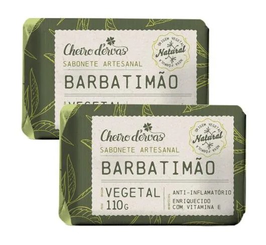 Sabonete De Barbatimão 2 X 110g - Cheiro D'ervas