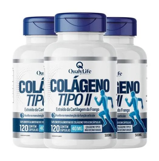 Colágeno Tipo 2 3 X 120 cápsulas Qualylife