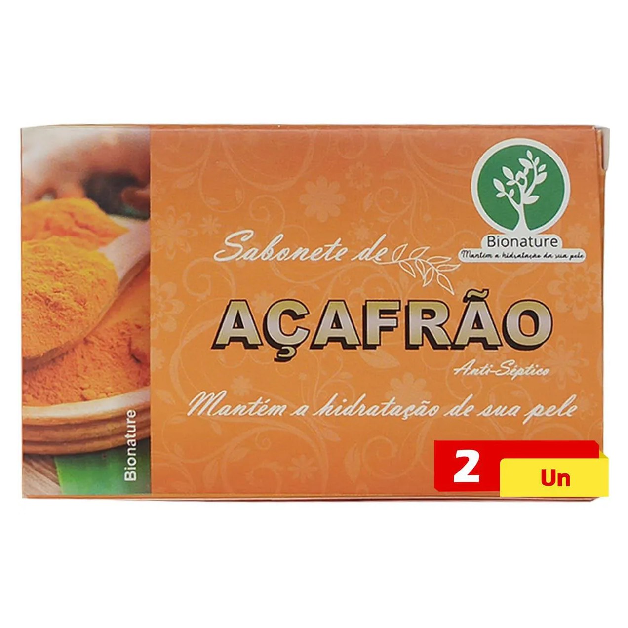 Sabonete de Açafrão 2 X 110g Bionature