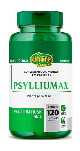 Psyllium Psylliumax 120 cápsulas Unilife