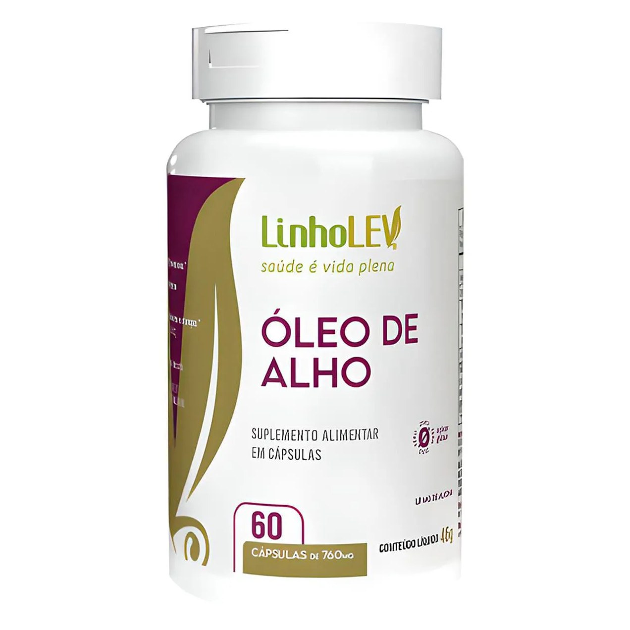 Óleo de Alho 60 cápsulas Linho Lev