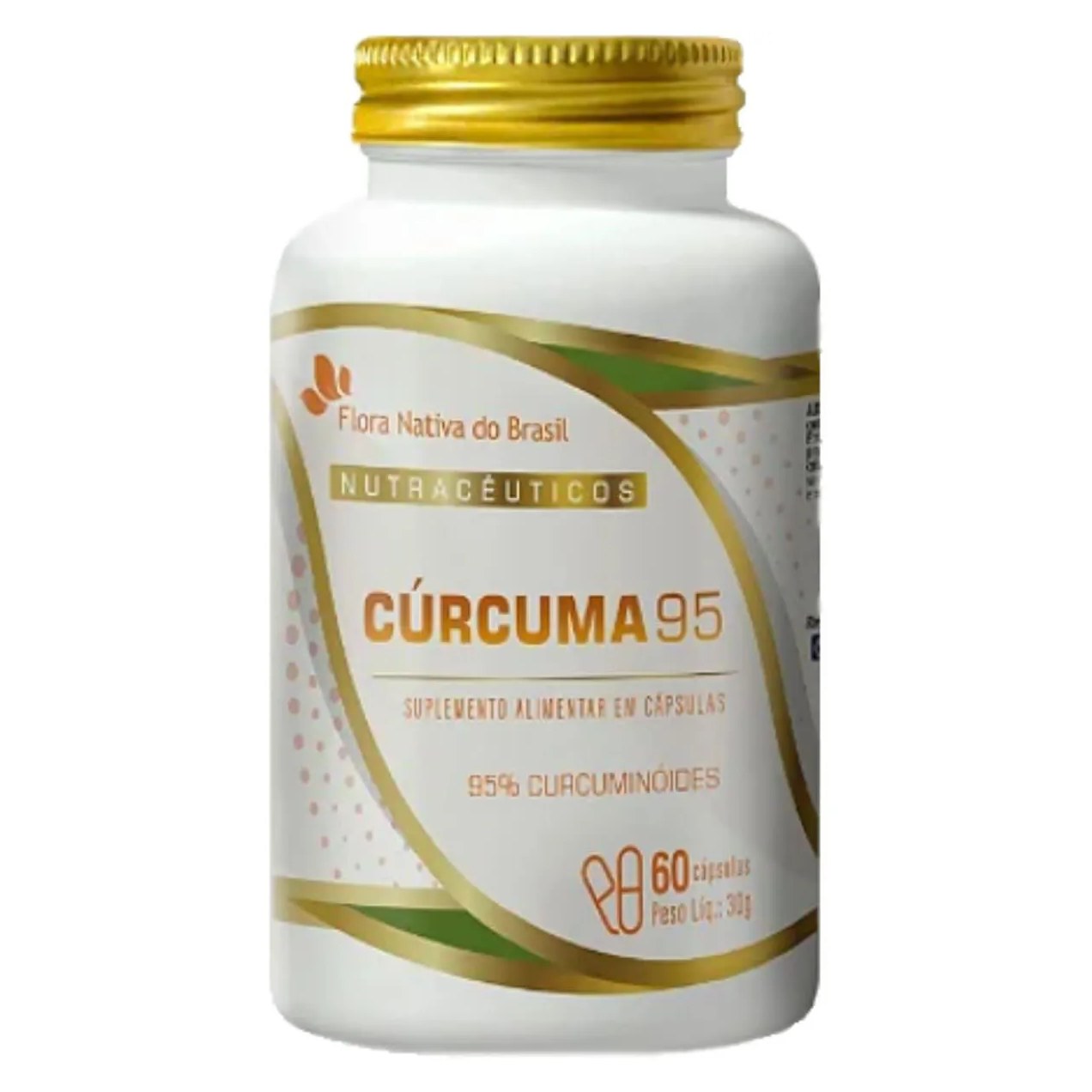 Cúrcuma 60 cápsulas - Flora Nativa