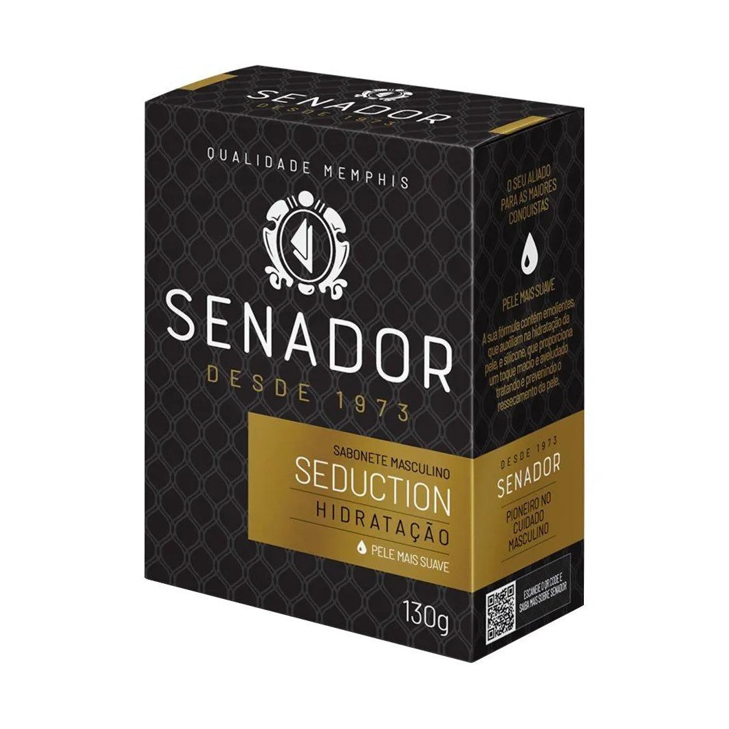 Sabonete Senador Seduction 130g Embalagem com 12 unidades