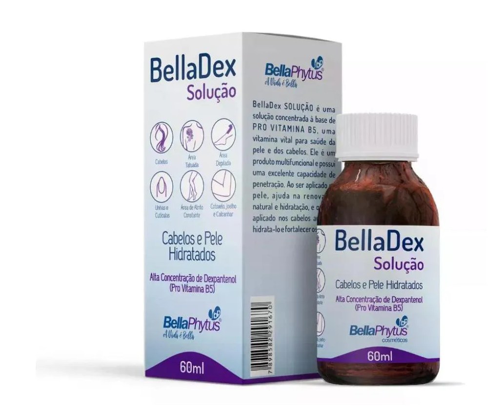 Belladex Dexpantenol Solução 60ml Bellaphytus