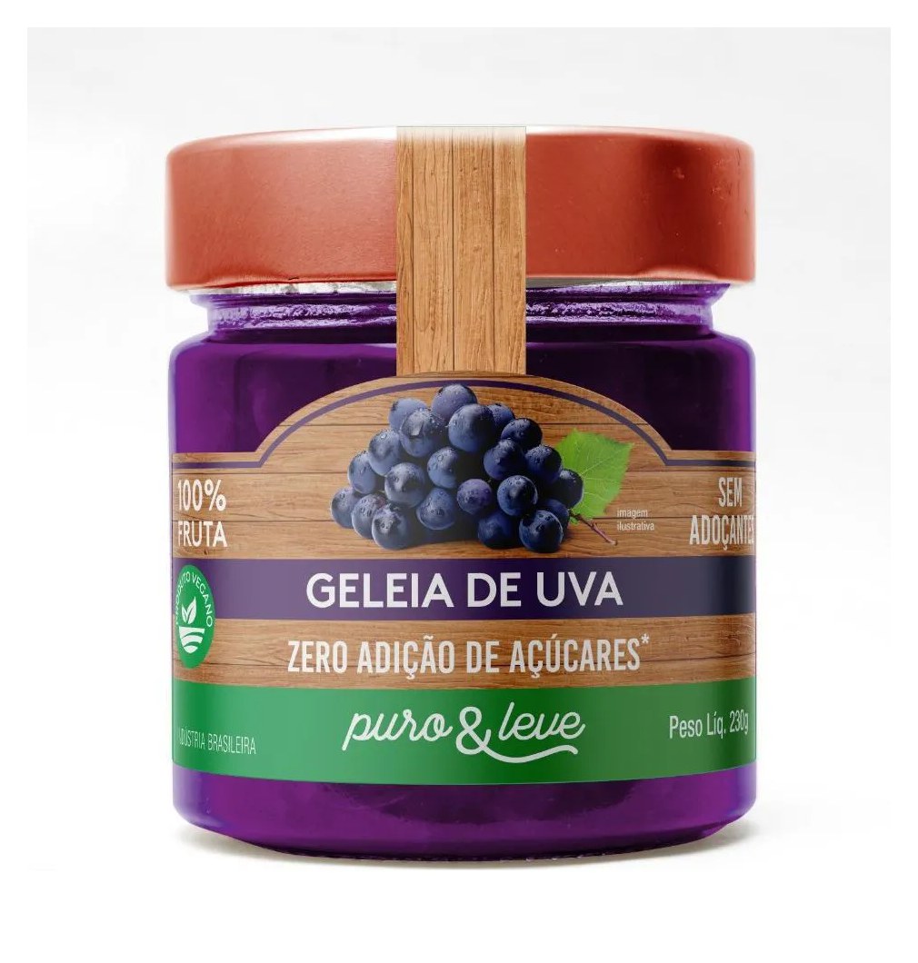 Geleia de Uva Puro e Leve 230g