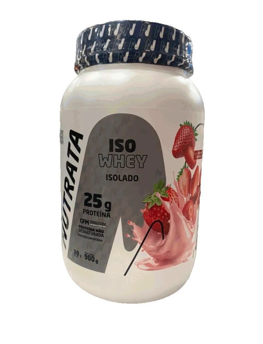 Iso Whey (900g) - Sabor: Morango (nova Embalagem)